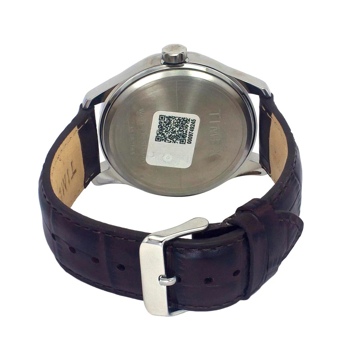 Timex Fashion Quartz Brown Dial Multi-Function Leather Men's Watch TW0TG7633