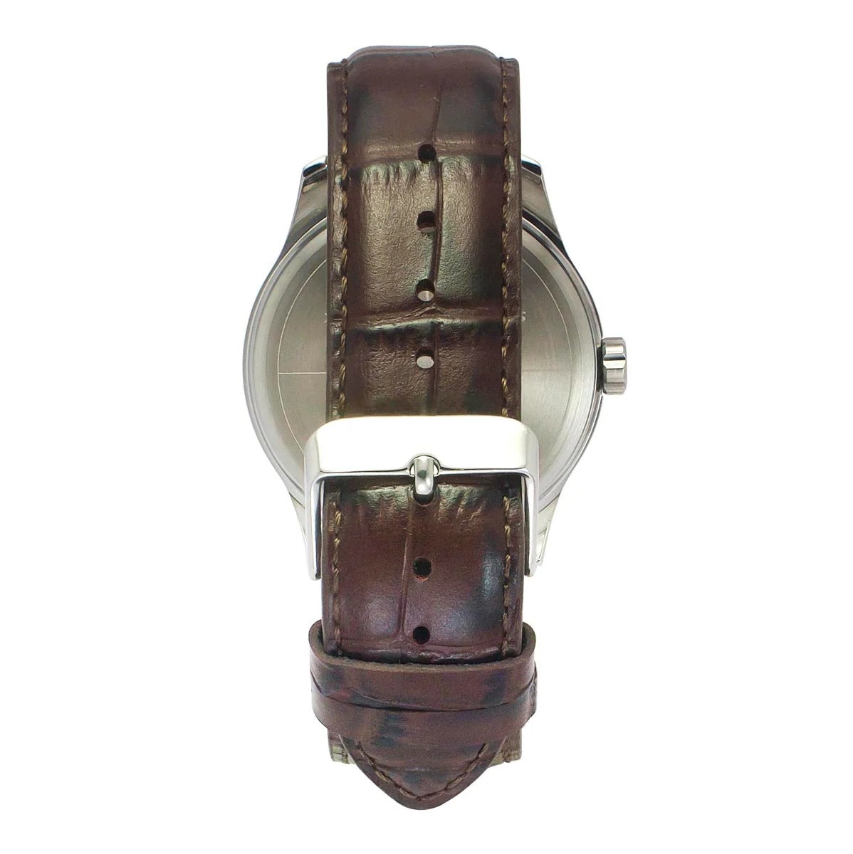 Timex Fashion Quartz Brown Dial Multi-Function Leather Men's Watch TW0TG7633