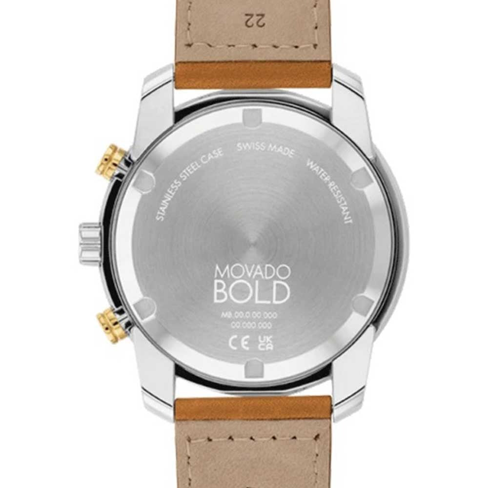 Movado BOLD Verso Gold Dial Men Watch 3600908