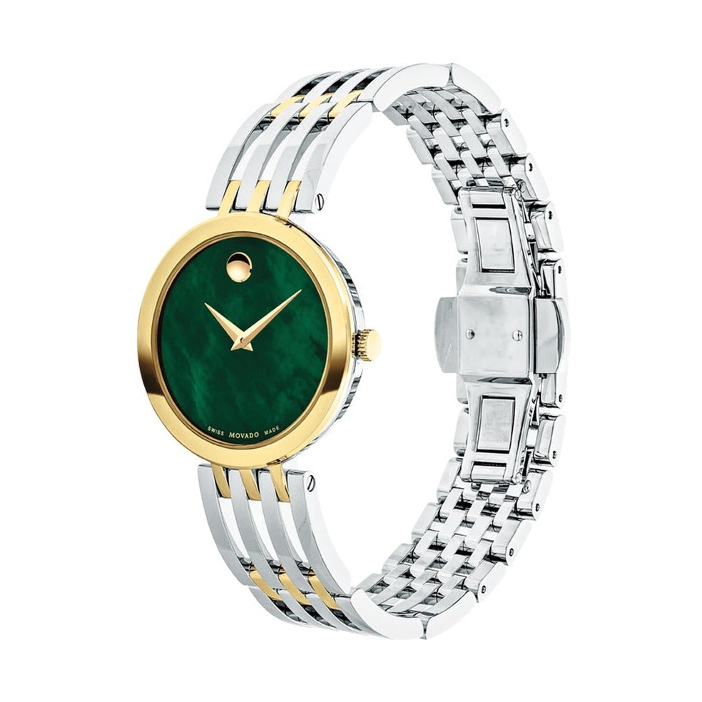 Movado Esperanza Green Dial Women Watch 607570
