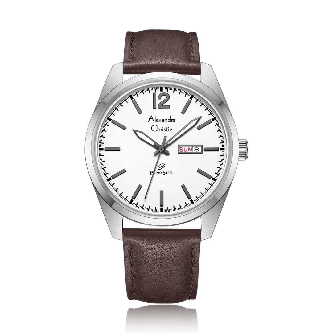 Alexandre Christie,1012MELSSSLBO, Men , Quartz Dial , 40mm,White