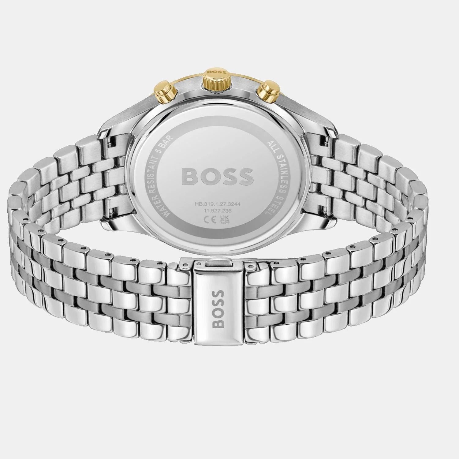 Boss Avery Men's Quartz Green Dial Chronograph Stainless Steel Watch 1514159