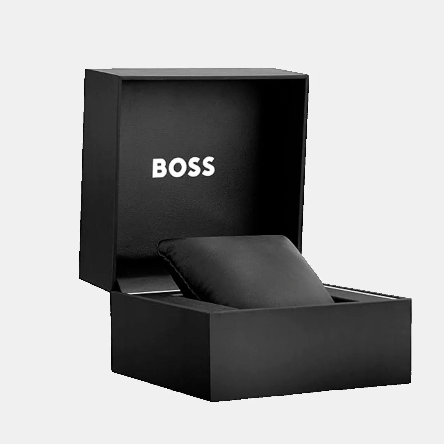 Boss Runner Men's Quartz Black Dial Chronograph Blue Silicone Watch 1514245