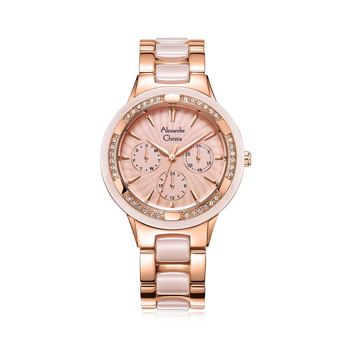 Alexandre Christie,2299BFBRGLN, Women , Quartz Dial , 36mm,Beige