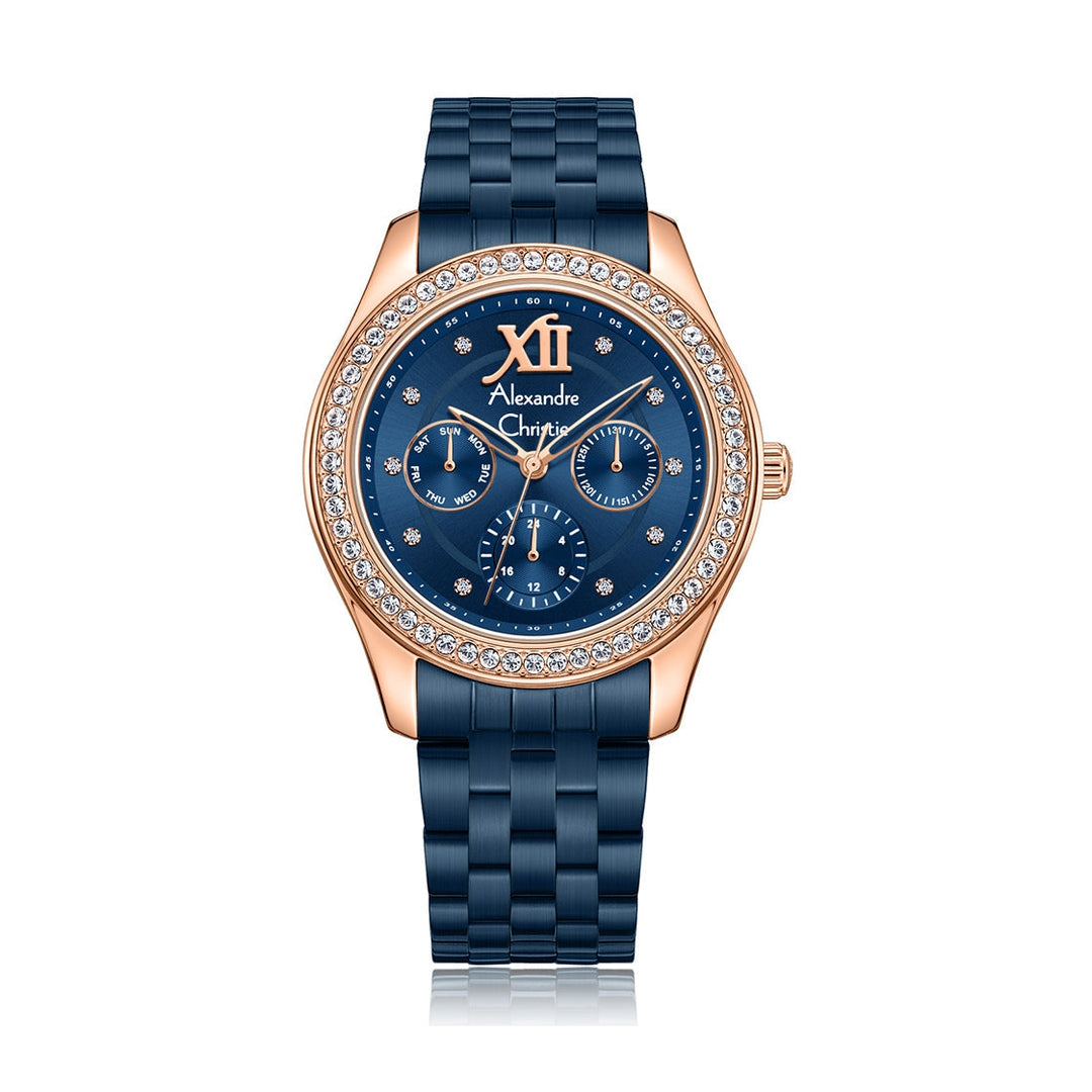 Alexandre Christie,2496BFBURBU, Women , Quartz Dial , 36mm,Blue