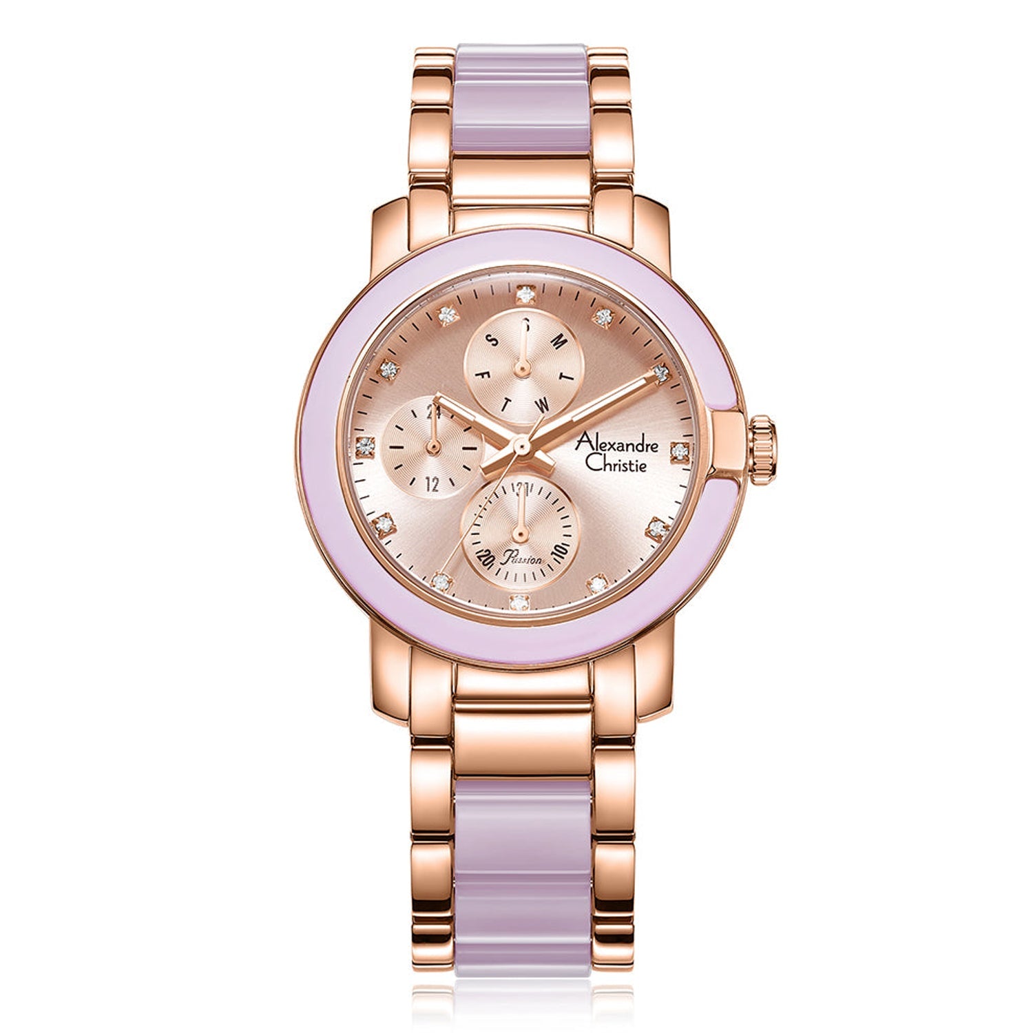 Alexandre Christie,2993BFBRGLNLP, Women , Quartz Dial , 36mm,Rose Gold