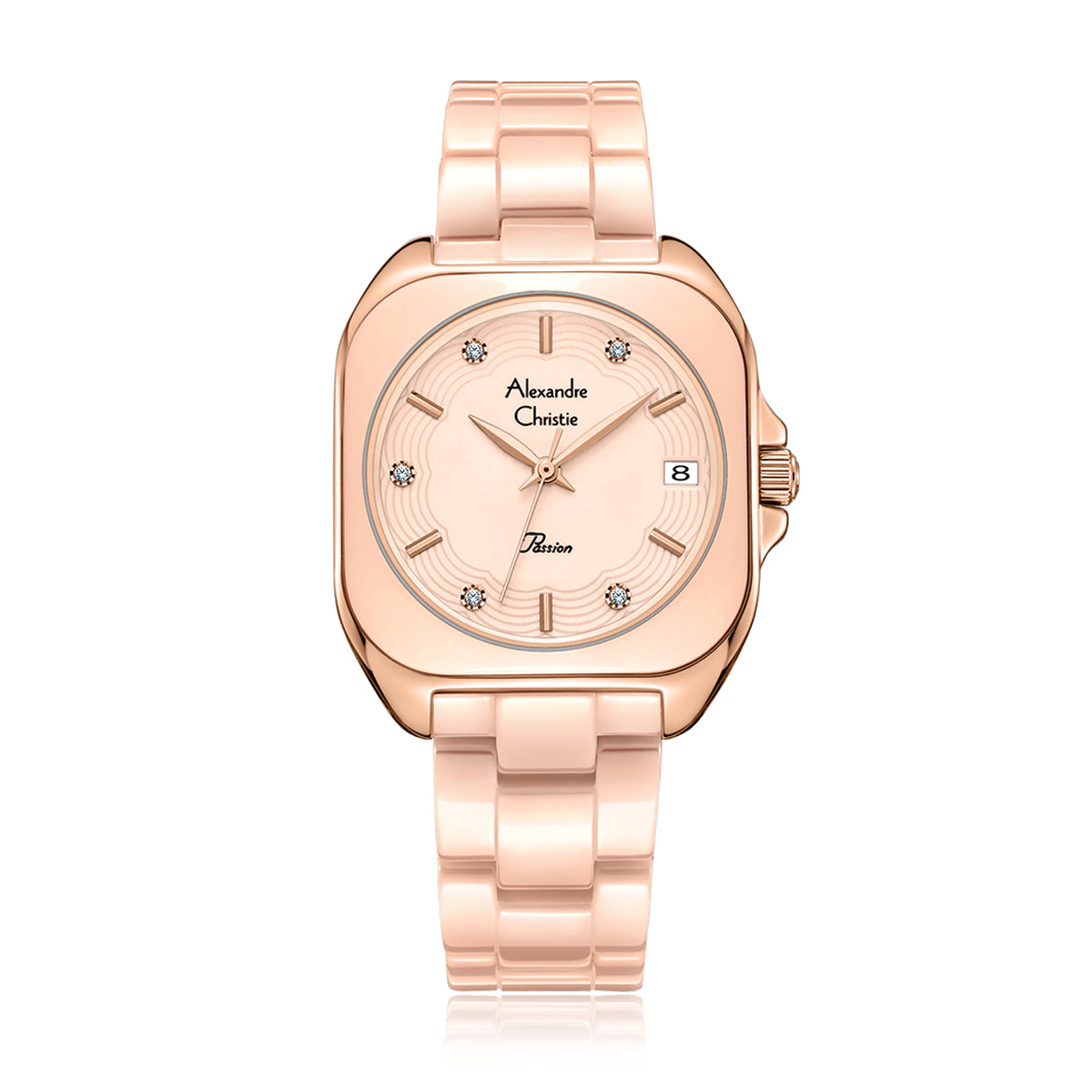 Alexandre Christie,2B31LDBRGPN, Women , Quartz Dial , 30mm,Pink