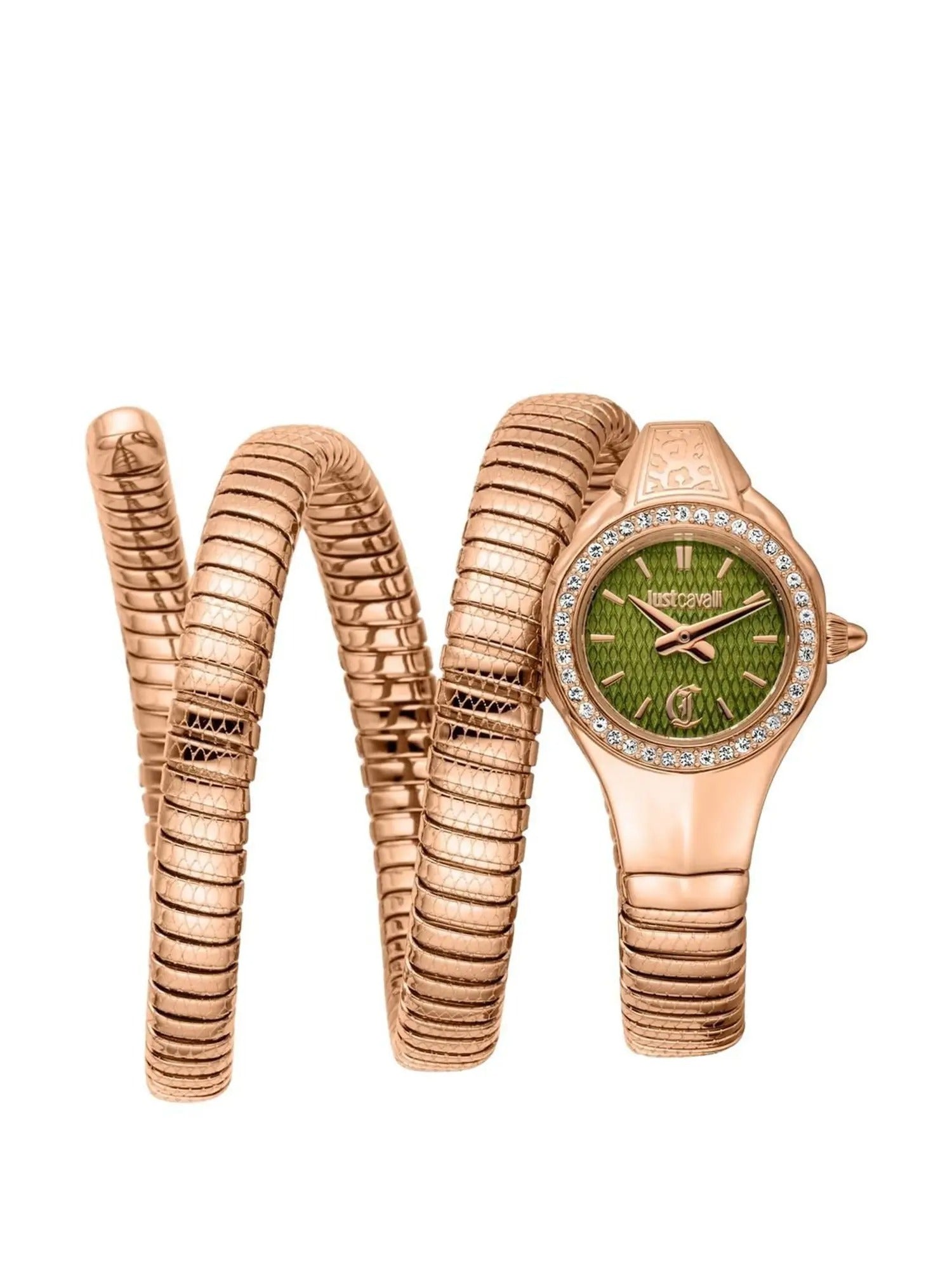 Just Cavalli JC1L355M0045 Women Analog Watch | Gold Stainless Steel Strap | Gold Dial | Quartz
