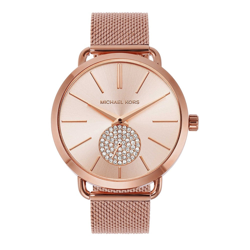 Michael Kors Portia Rose Gold Dial Women Watch MK3845