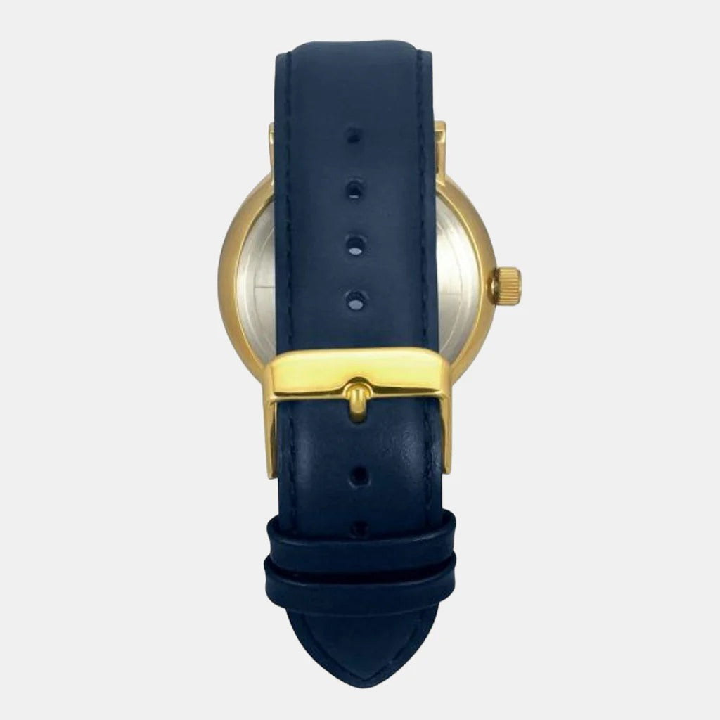 Timex Fashion Quartz Blue Dial Chronograph Leather Men's Watch TWEG20016