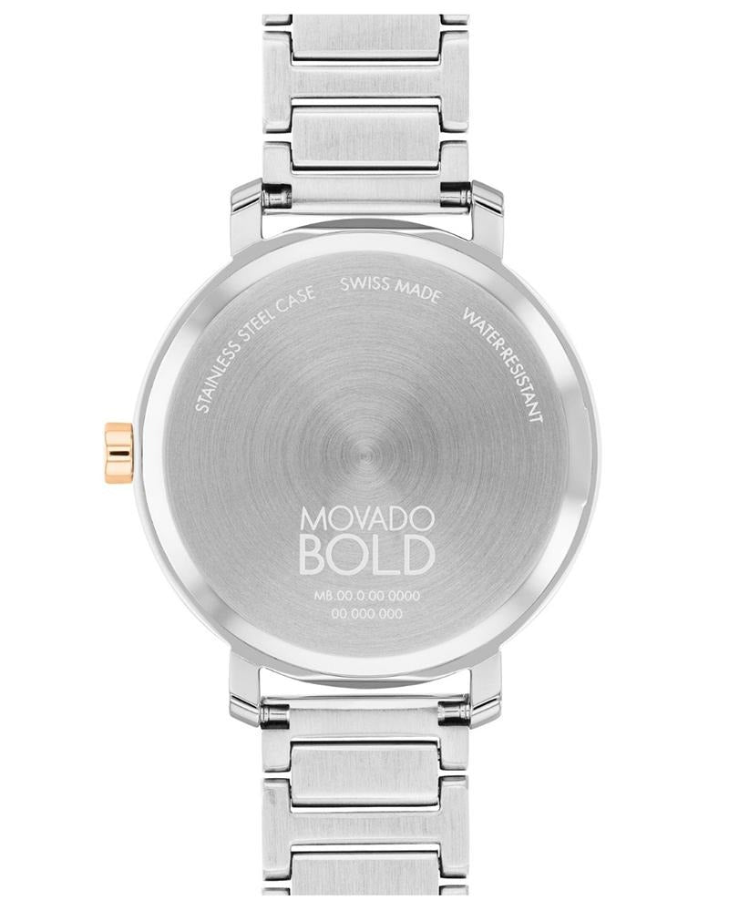 Bold Women Quartz Silver Dial Analog Stainless Steel Watch 3601141