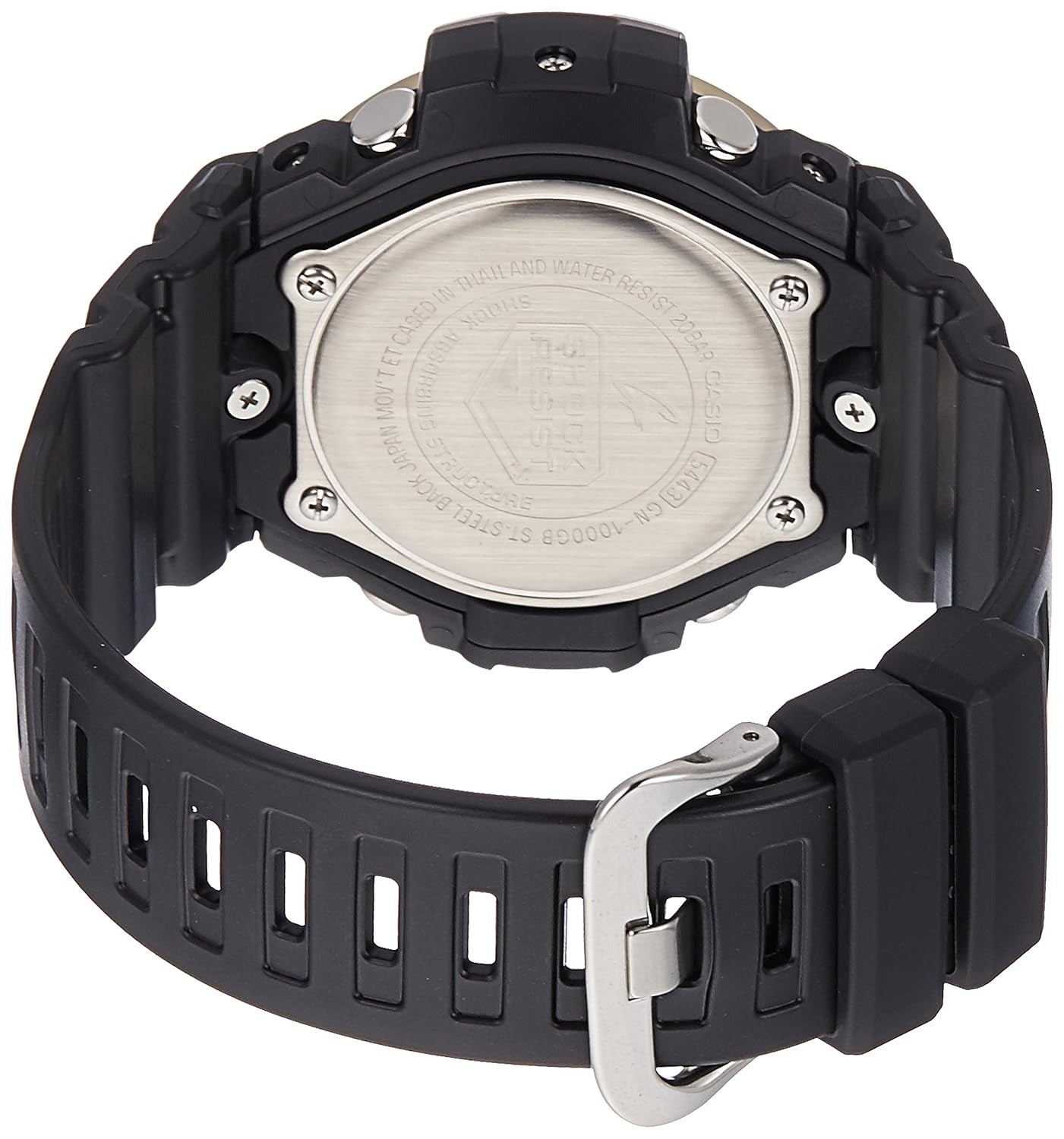 G-Shock Analog-Digital Black Dial Black Resin Strap Men's Watch- GN-1000GB-1ADR (G684)