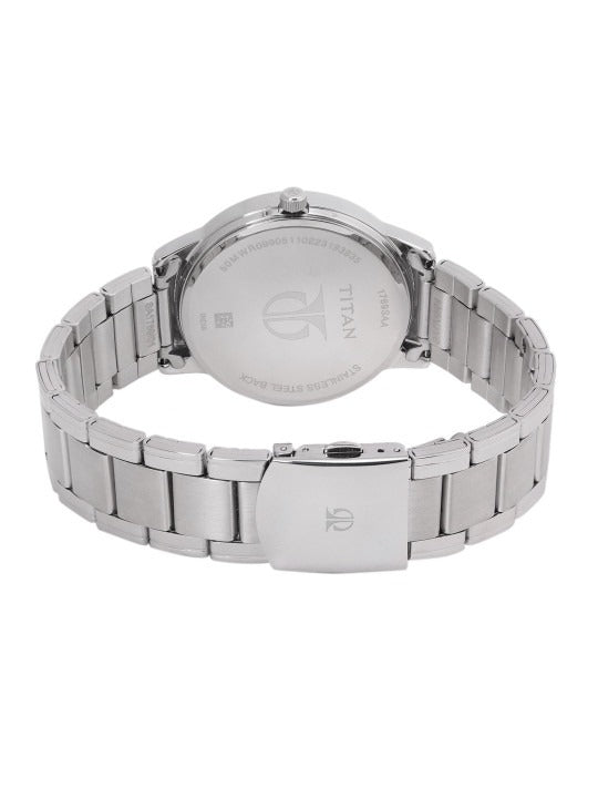 Titan Karishma Silver Dial Men's Watch NT17695M01