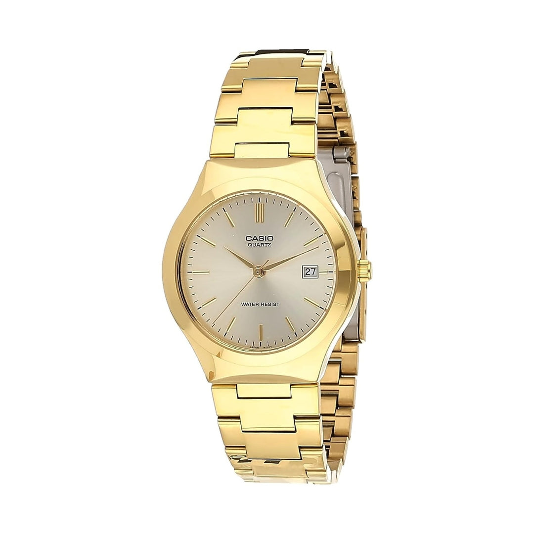 Casio Enticer Gold Champagne Dial Stainless Steel Analog Watch MTP-1170N-9AR