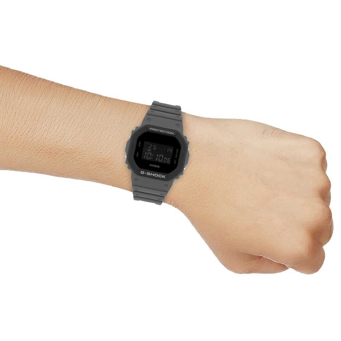 G-Shock Grey White Dial Resin Strap Digital Men's Watch DW-5610UU-8DR