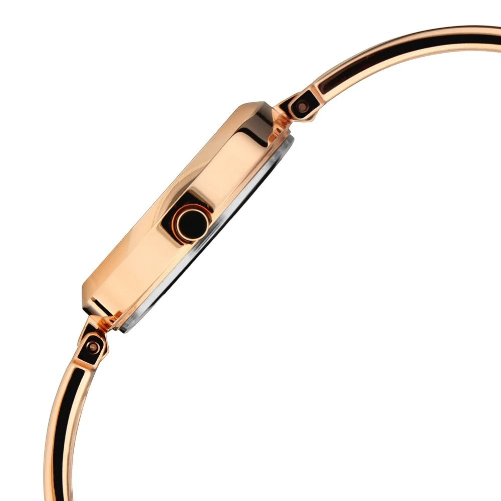 Raga Titan Raga Viva Rose Gold Metal Analog Strap Watch for Women - NU2622WM01