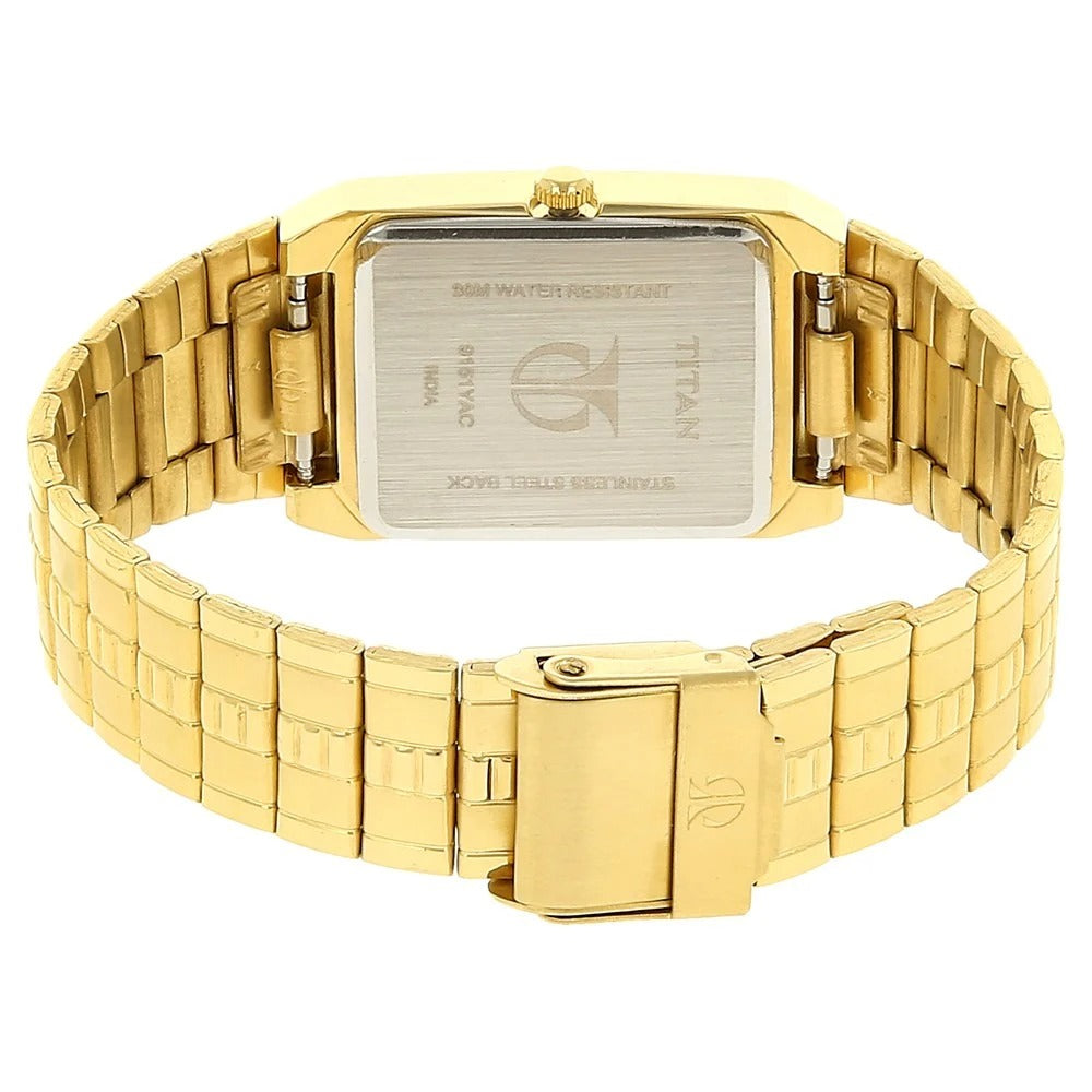 Titan Analog with Date Silver Dial Metal Strap watch for Men - NU9151YM01