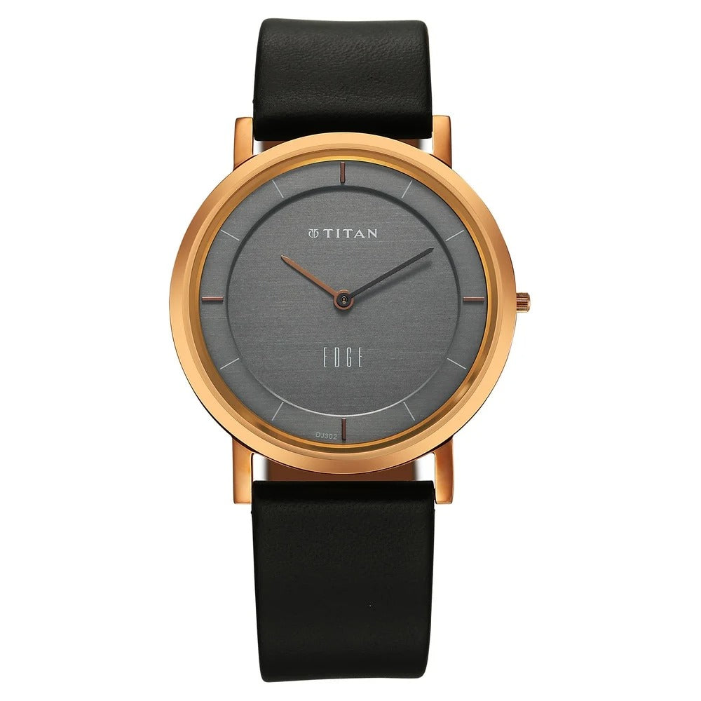 Titan Edge Brown Dial Men's Watch 1595WL05