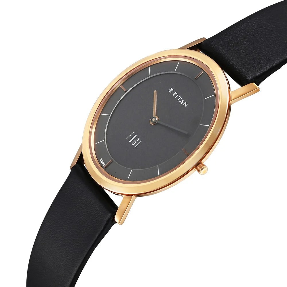 Titan Edge Brown Dial Men's Watch 1595WL05