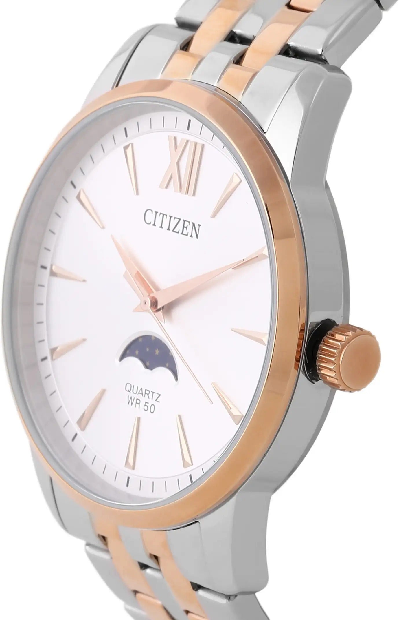 Citizen Men Quartz Silver Dial Analog Stainless Steel Watch AK5006-58A