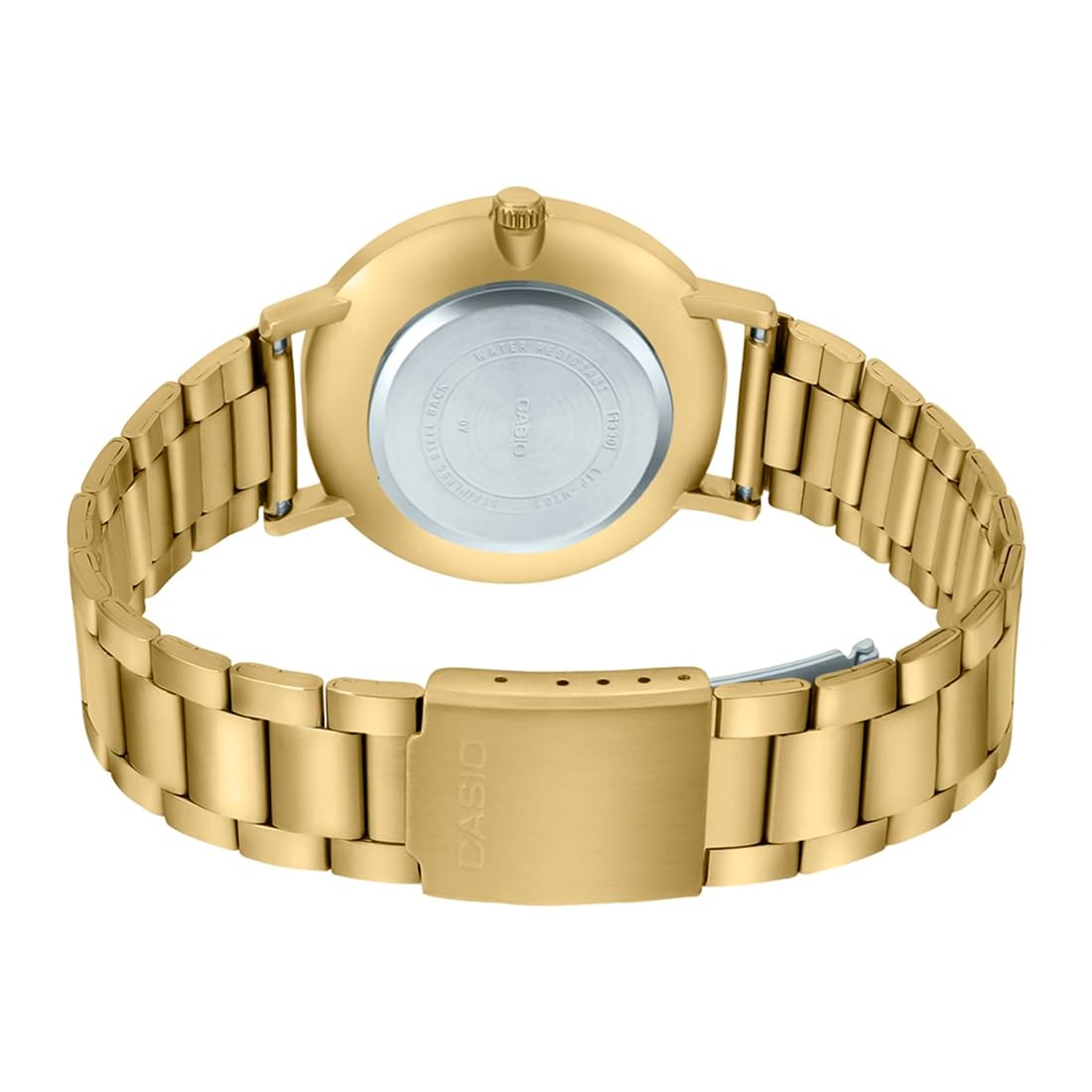 Casio Enticer Analog Blue Dial Gold Stainless Steel Strap Men's Watch MTP-VT01G-2BVDF
