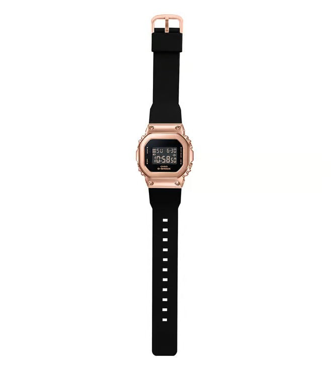 G-Shock GM-S5600PG-1DR Rose Gold Digital Dial Black Resin Strap Women's Watch G1070