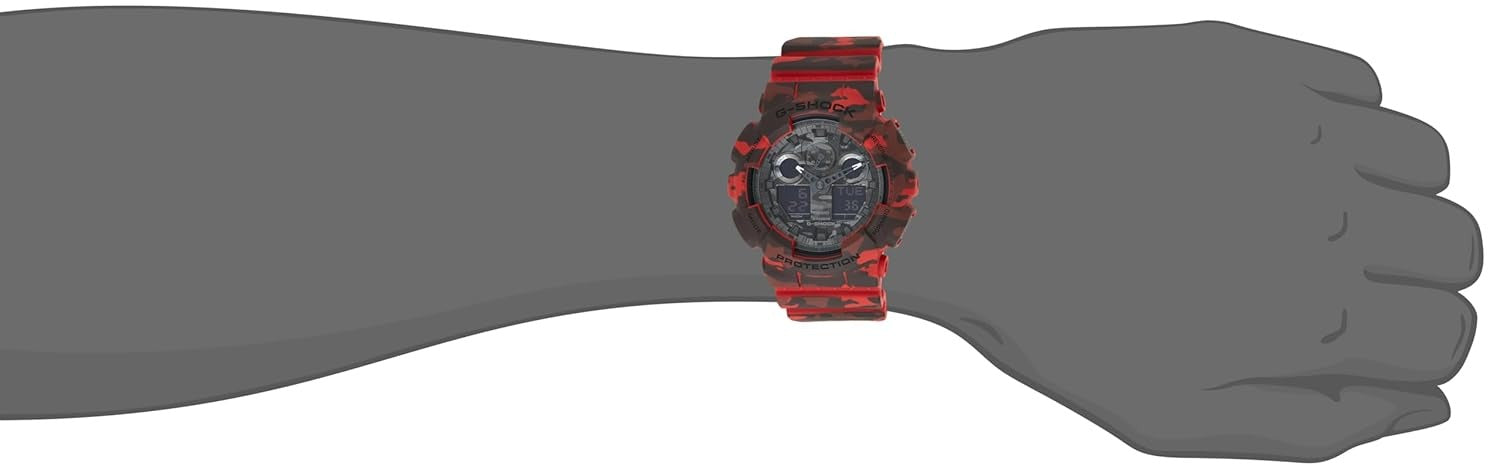 G-Shock Analog-Digital Grey Dial Men's Watch - GA-100CM-4ADR (G579)