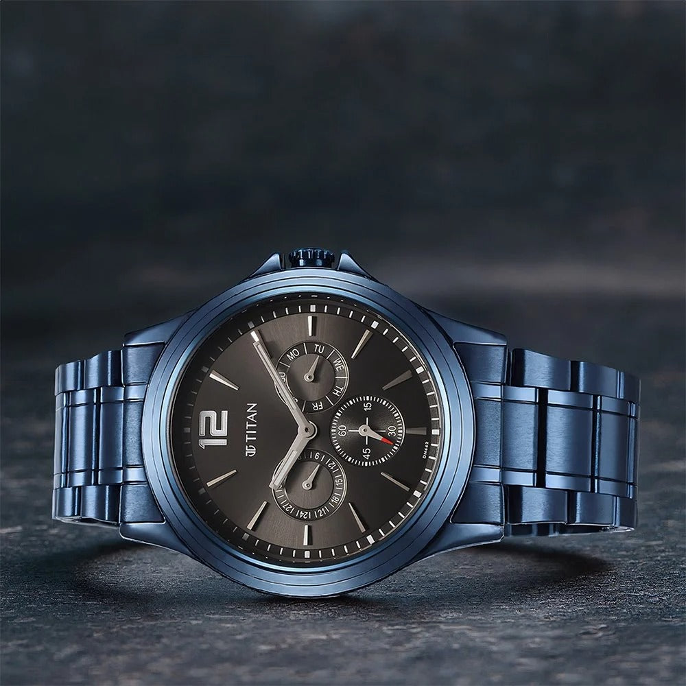 Titan Neo Splash Anthracite Dial Men's Watch NT1698QM01
