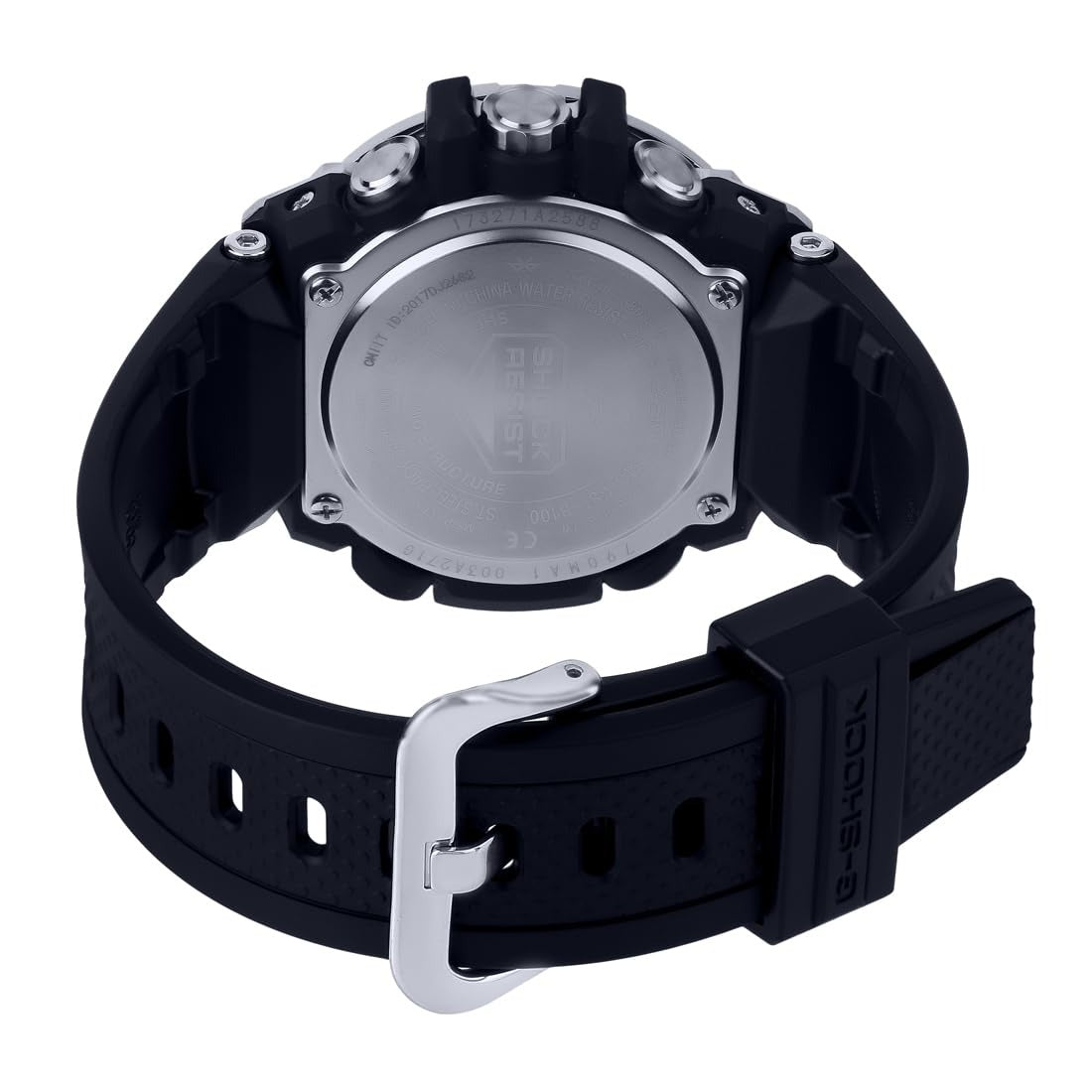 G-Shock Steel Analog Black Dial Solar Bluetooth Men's Watch GST-B100-1ADR [G789]
