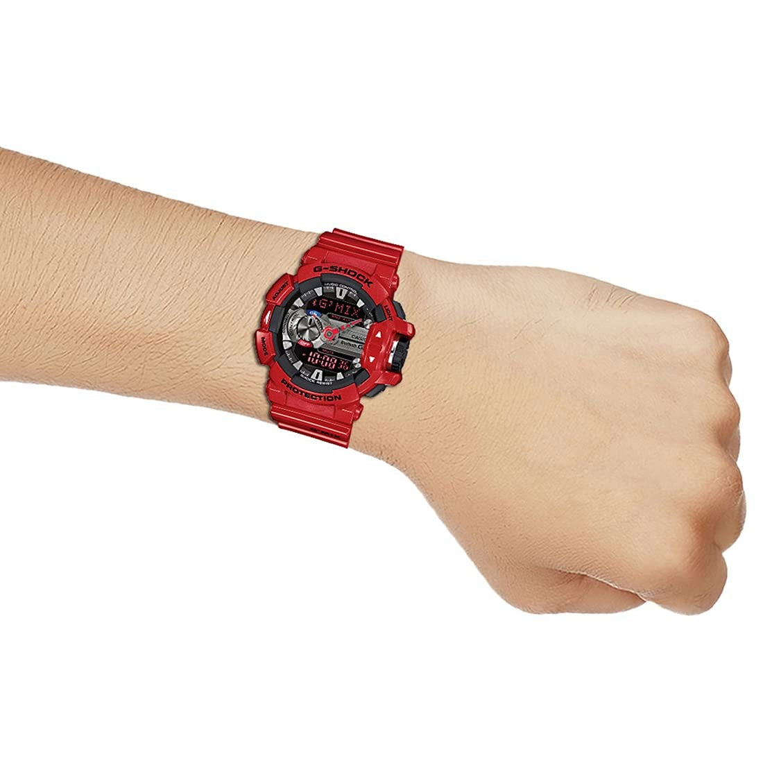 G-Shock Analog-Digital Red & gray Dial Men's Watch - GBA-400-4ADR (G559)