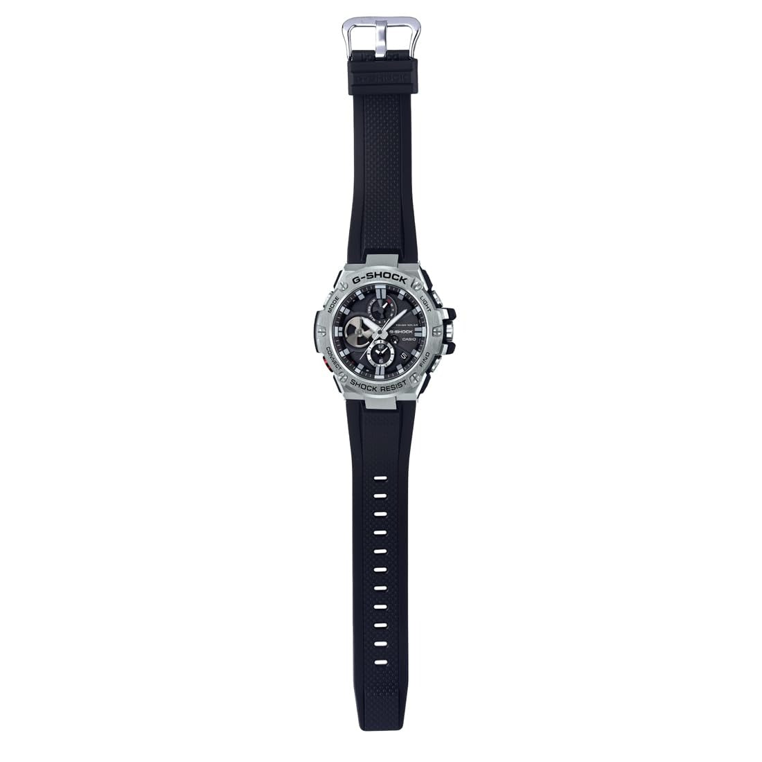 G-Shock Steel Analog Black Dial Solar Bluetooth Men's Watch GST-B100-1ADR [G789]