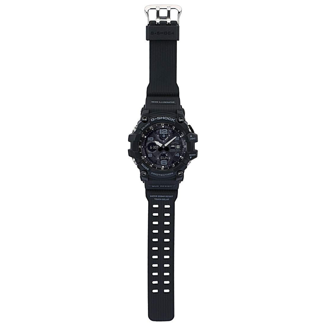G-Shock Analog-Digital Black Dial Black Resin Strap Men's Watch- GSG-100-1ADR (G830)