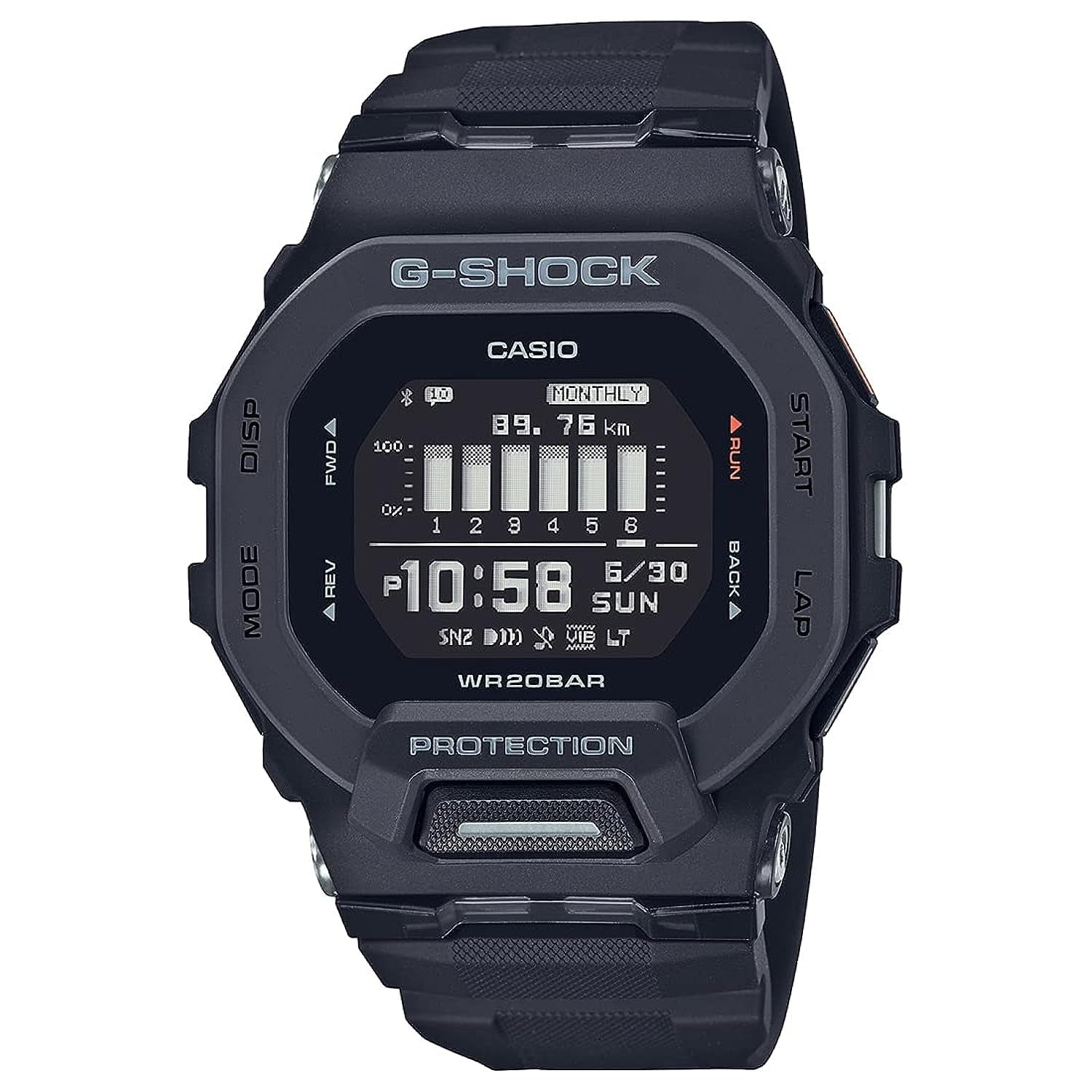 G-Shock Blue Dial Resin Digital Watch GBD-200-1DR