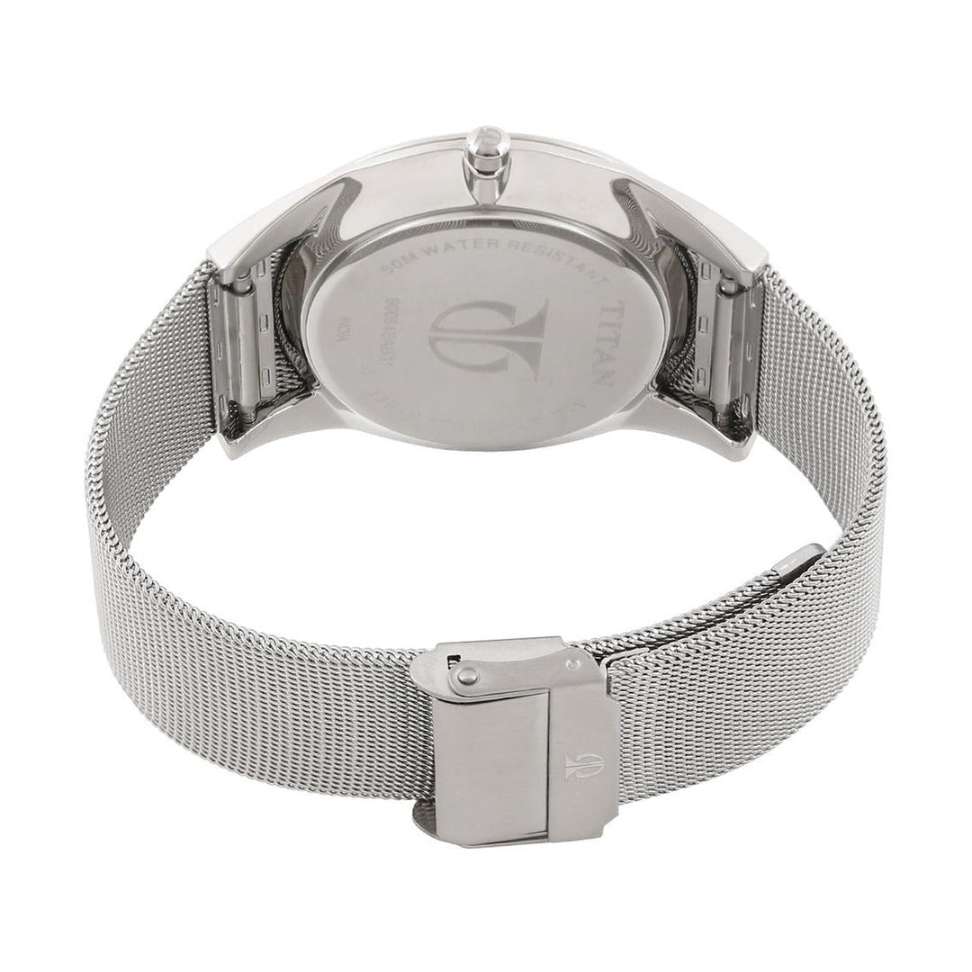 Titan Octane Silver Dial Men's Watch 90054SM01