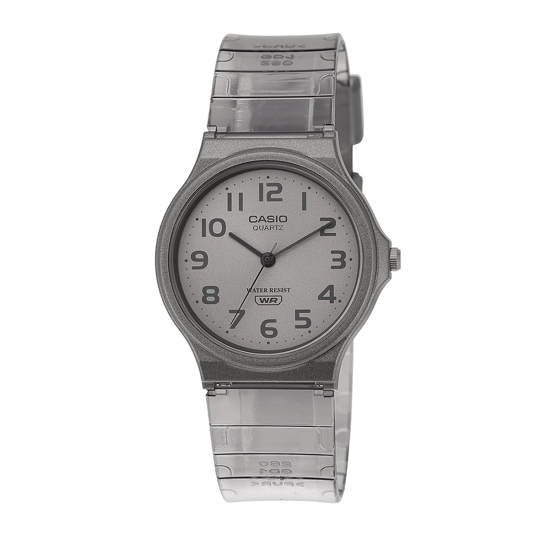 Casio Collection Analog Gray Sunray Dial Resin Strap Women's Watch MQ-24S-8BDF