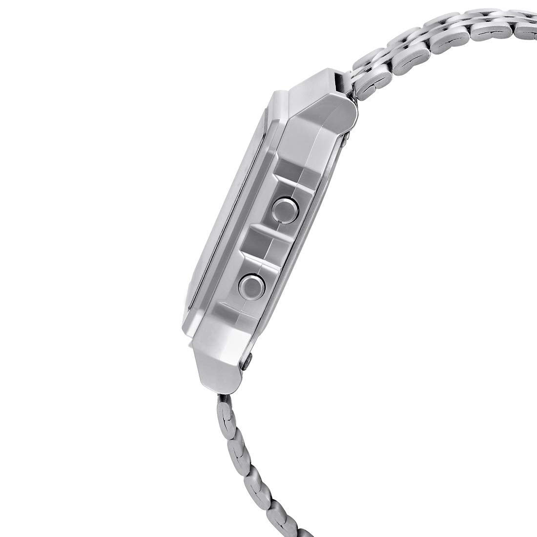Casio Vintage Digital Black Dial Stainless Steel Unisex Watch A500WE7ADF