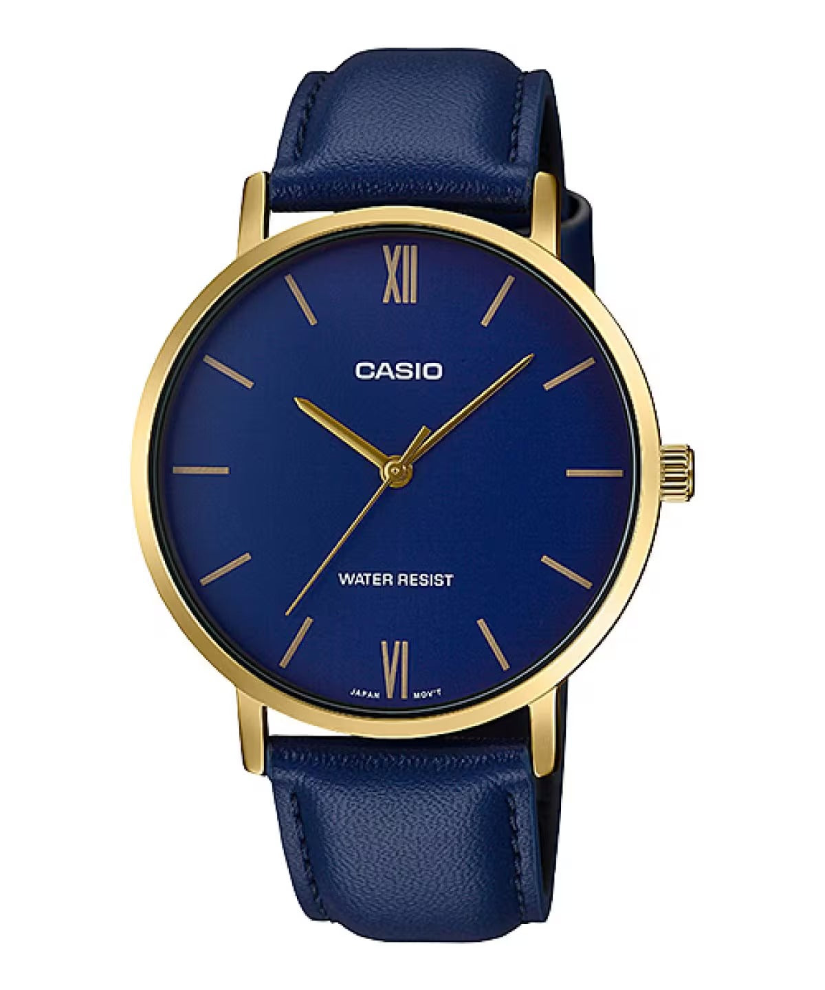 Casio Enticer Analog Blue Dial Men's Watch - MTP-VT01GL-2BUDF (A1781)