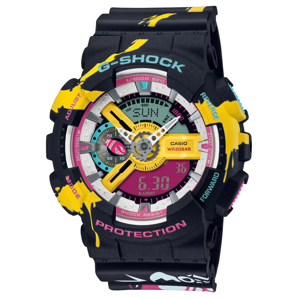 G-Shock X League of Legends Analog Digital Edition Jinx Men's Watch GA-110LL-1AER