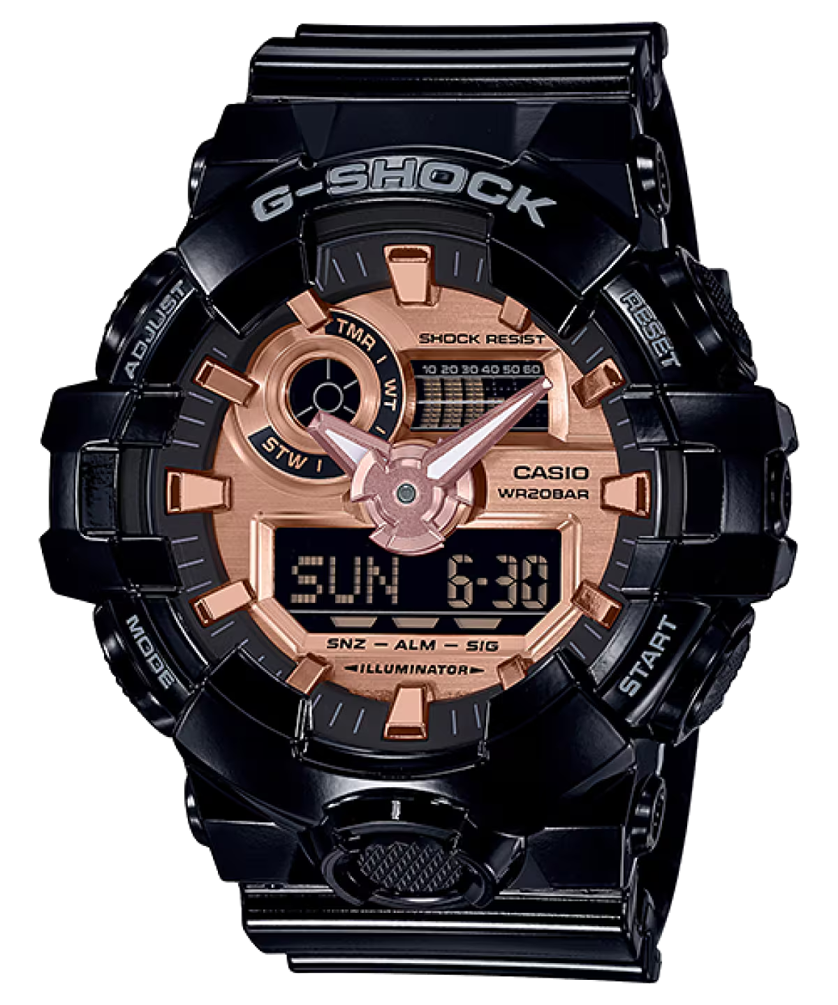 G-SHOCK Analog-Digital Rose Gold Dial Men's Watch - GA-700MMC-1ADR (G938)