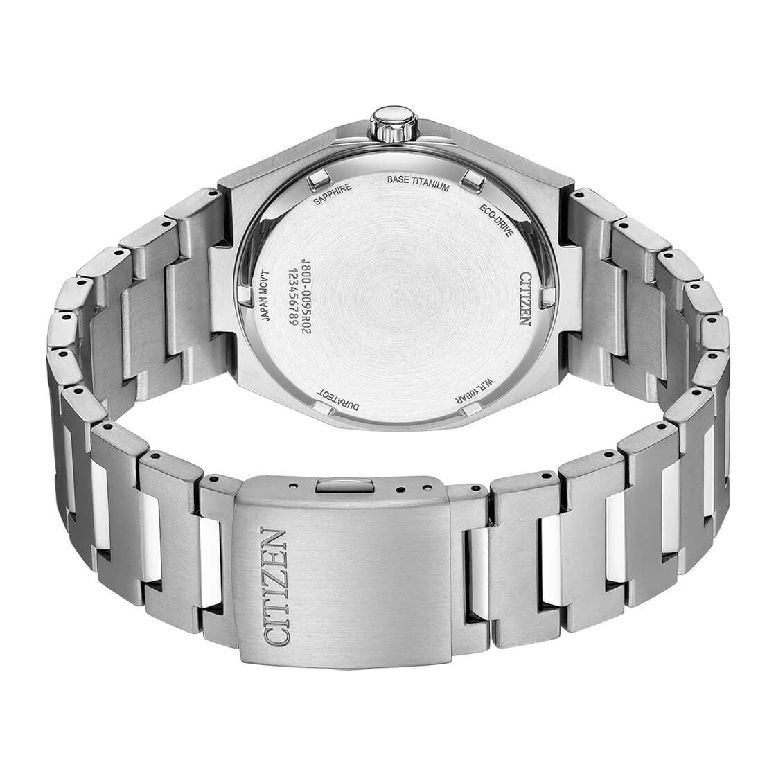 Citizen Zenshin Men Automatic Green Dial Analog Stainless Steel Watch AW0130-85X