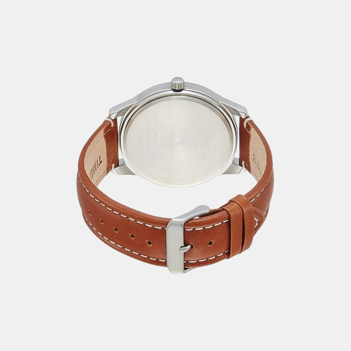 Timex Fashion Quartz White Dial Chronograph Leather Men's Watch TW000U911