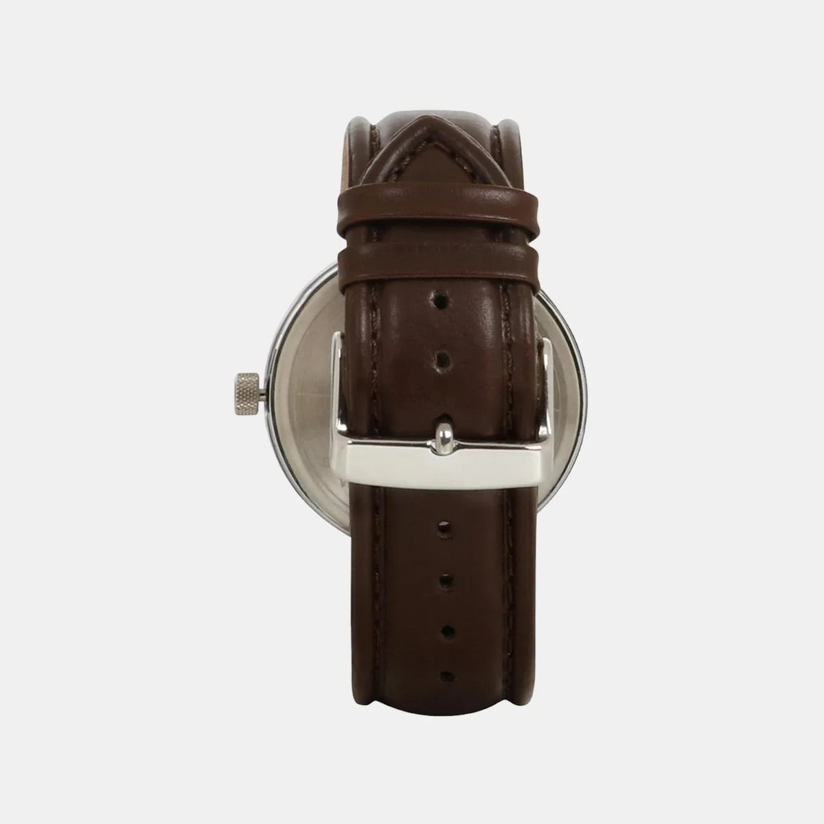 Timex Quartz Grey Dial Chronograph Leather Men's Watch TWEG16606