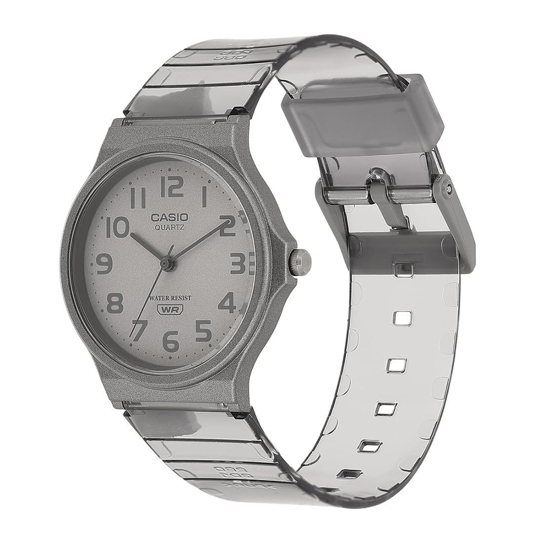 Casio Collection Analog Gray Sunray Dial Resin Strap Women's Watch MQ-24S-8BDF