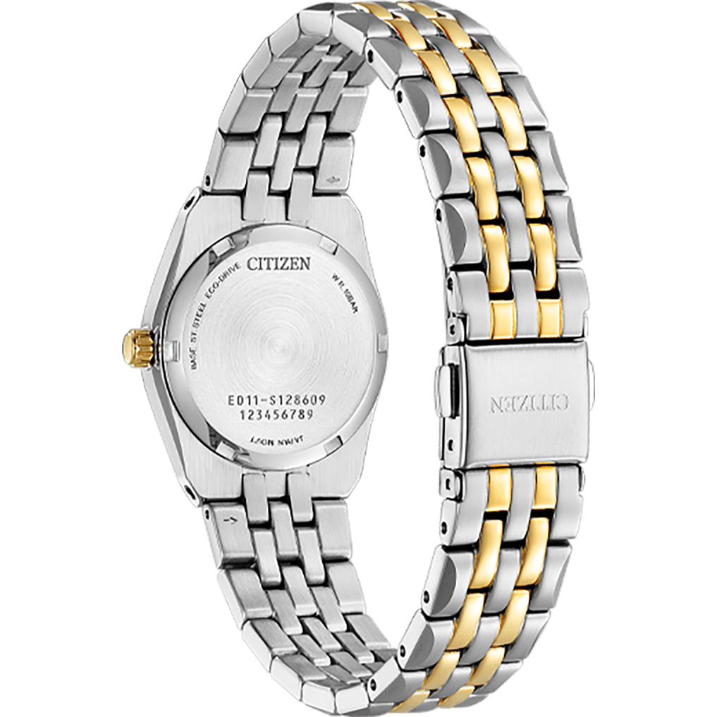 Citizen Corso Women Quartz Black Dial Analog Stainless Steel Watch EW2299-50E