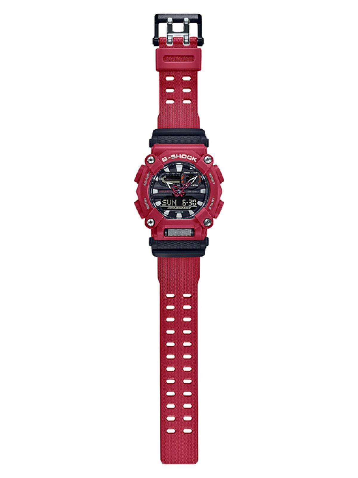 G-Shock Analog-Digital Red & black Dial Men's Watch-GA-900-4ADR - G1059
