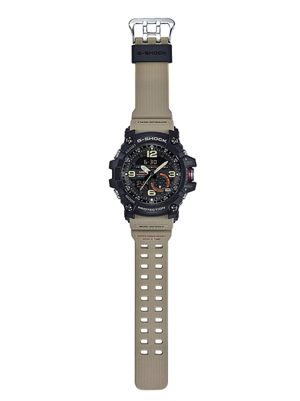 G-Shock Black Analog-Digital Dial Brown Resin Strap Men's Watch- GG-1000-1A5DR (G661)