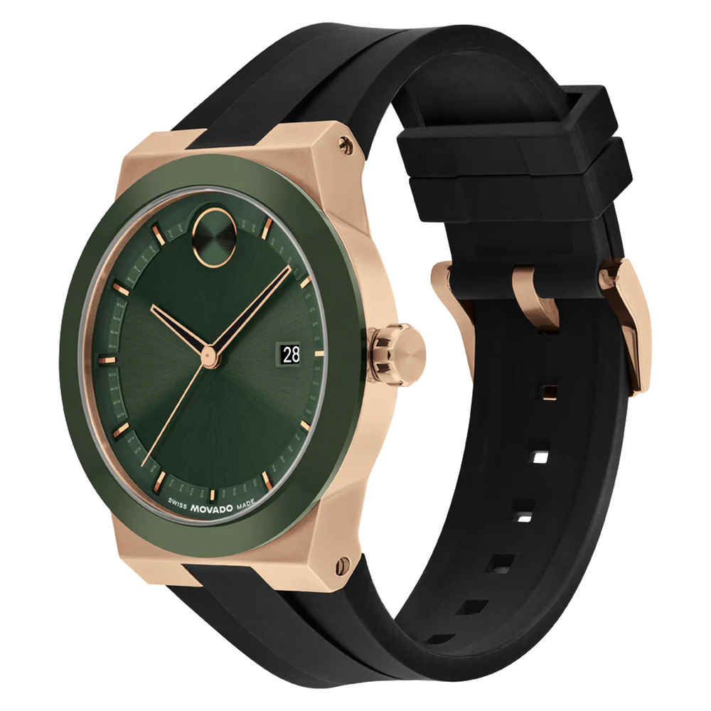 Movado BOLD Fusion Green Sunray Dial Men's Watch 3601296