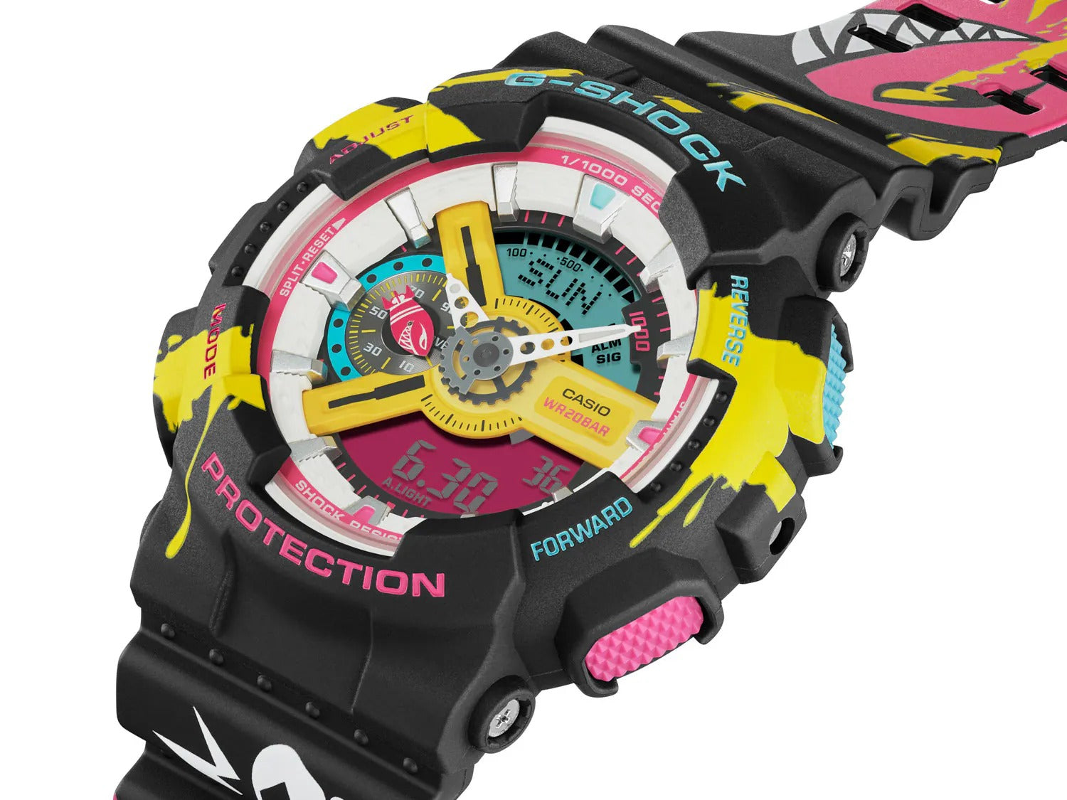 G-Shock X League of Legends Analog Digital Edition Jinx Men's Watch GA-110LL-1AER