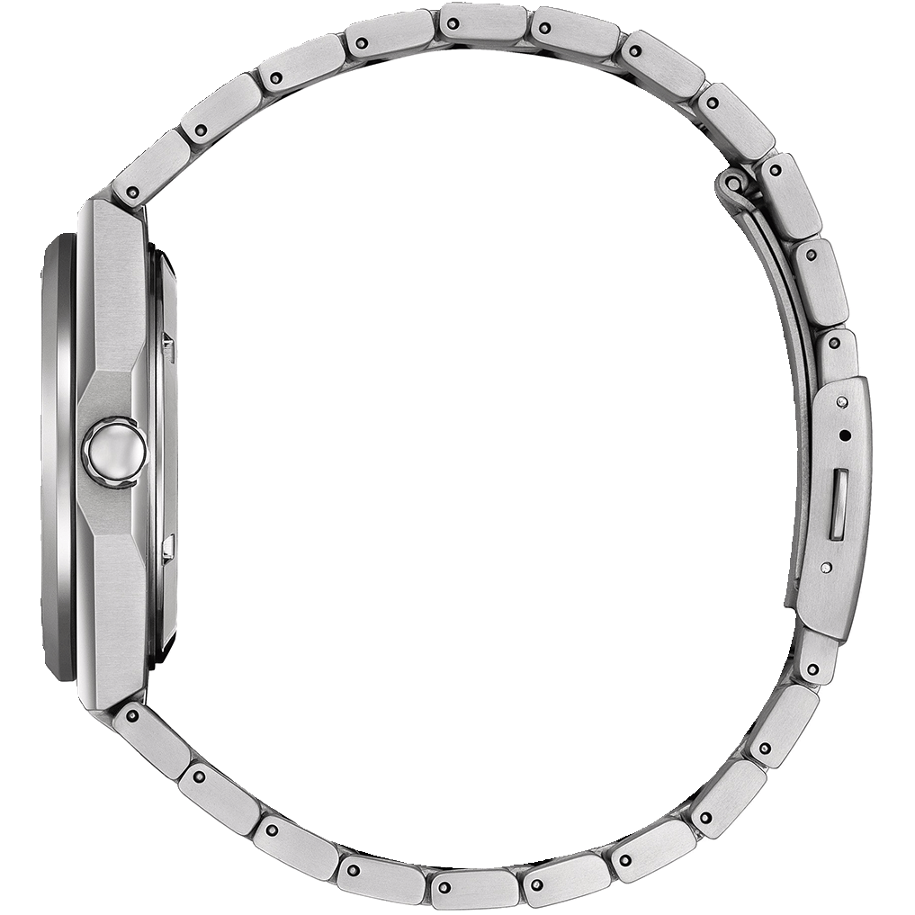 Citizen Zenshin Men Automatic Light Blue Dial Analog Stainless Steel Watch NJ0180-80M