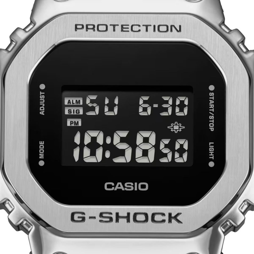 G-Shock Black Dial Metal Square Digital Men's Watch GM-5600-1DR